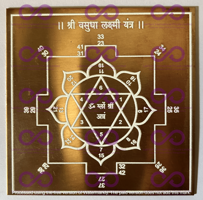 Vasudha Lakshmi Yantra - ADvaar