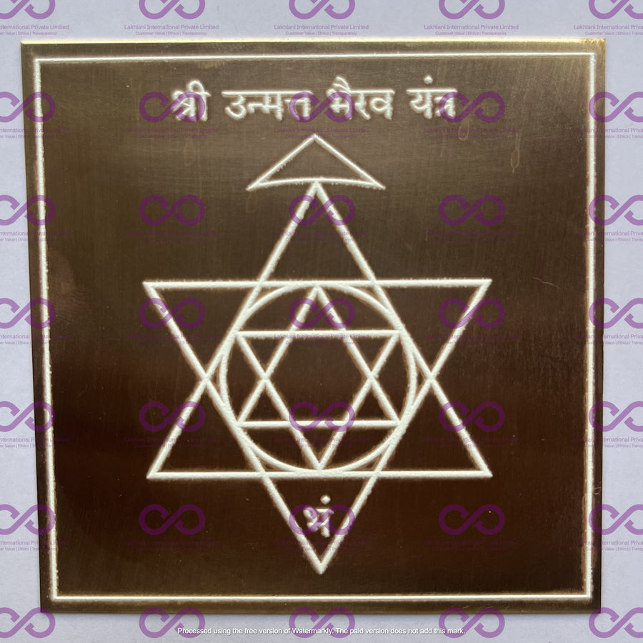 Unmat Bhairav Yantra