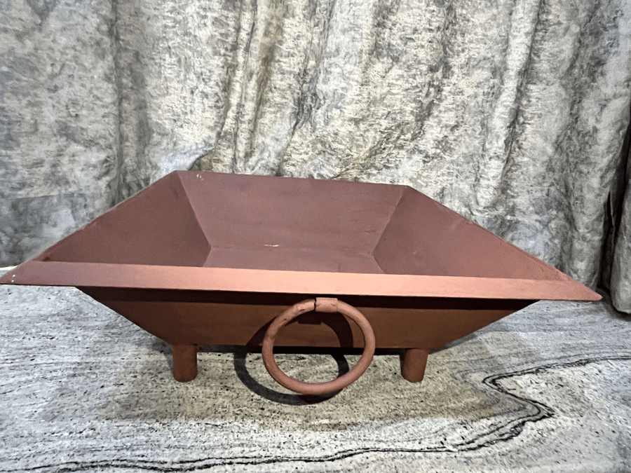Bigger Square Havan Kund (Pure Iron, 16x16x8 inches)