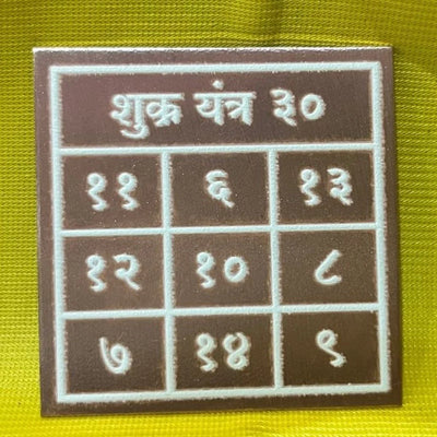 Pocket Numerical Shukra (Venus) Yantra - ADvaar